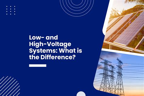 difference between high and low voltage.